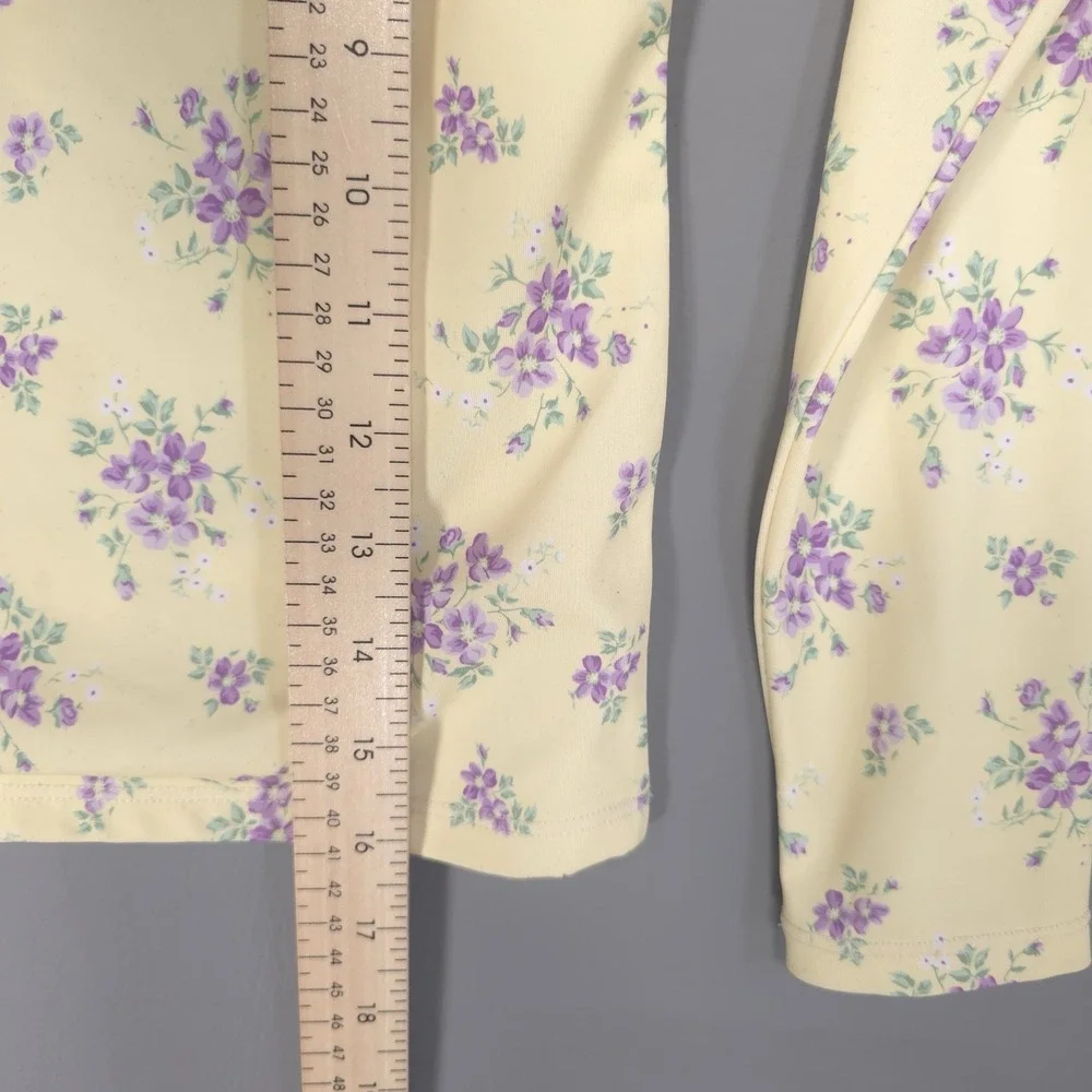 JANIE AND‎ JACK Girls Ruffle Long Sleeve Floral Rash Guard Bathing Swim Top 7